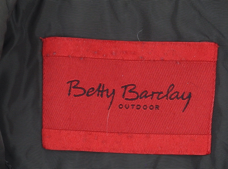 Betty Barclay Women Brown Size 10 Quilted Puffer Jacket