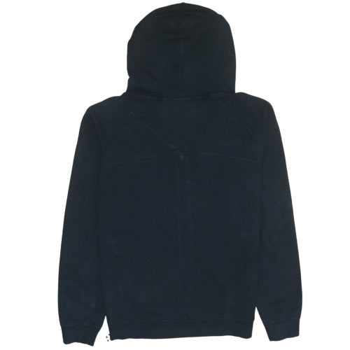 Reebok Womens Black Full Zip Hoodie Size M Cotton Blend Casual