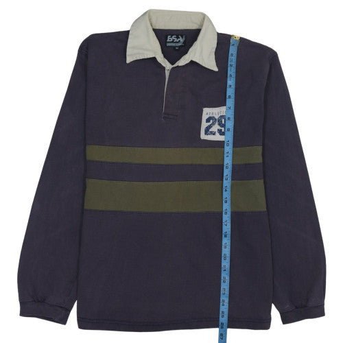 BSA A New Vision Men's Navy Cotton Rugby Sweatshirt M