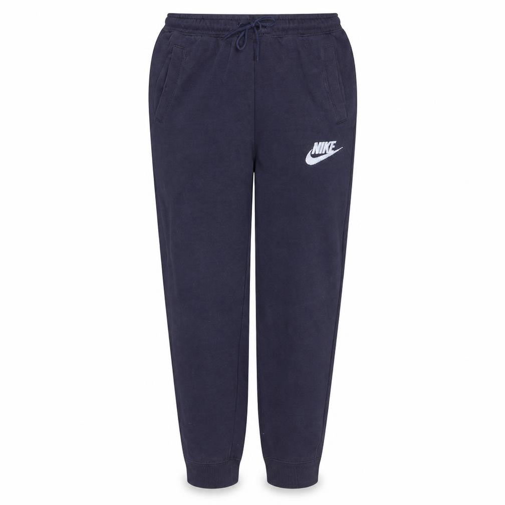 Nike Womens Blue Jogger Sweatpants M Regular Fit Fleece Trousers