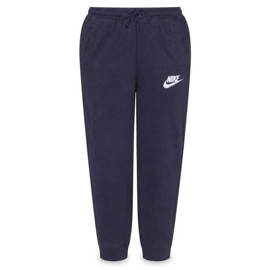 Nike Womens Blue Jogger Sweatpants M Regular Fit Fleece Trousers