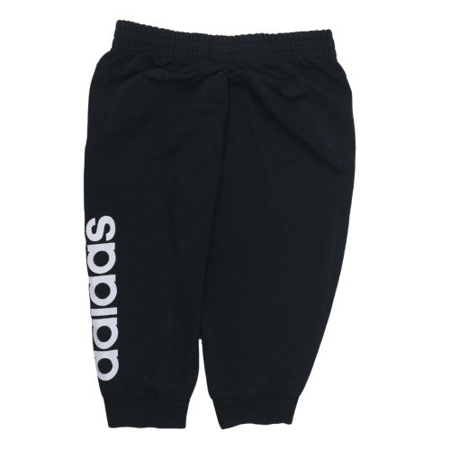 Adidas Womens Black L Jogger Sweatpants Elastic Waist Pockets