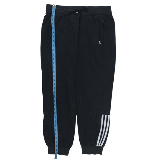 Adidas Women's Black Jogger Sweatpants Size M Essentials 3-Stripes