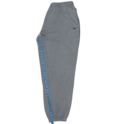 Nike Men's Grey XL Fleece Sweatpants Elastic Waist Activewear Trousers