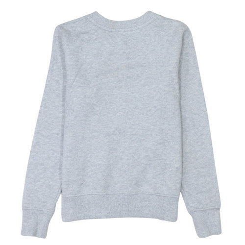 Calvin Klein Jeans Womens Grey Logo Pullover Sweatshirt XS