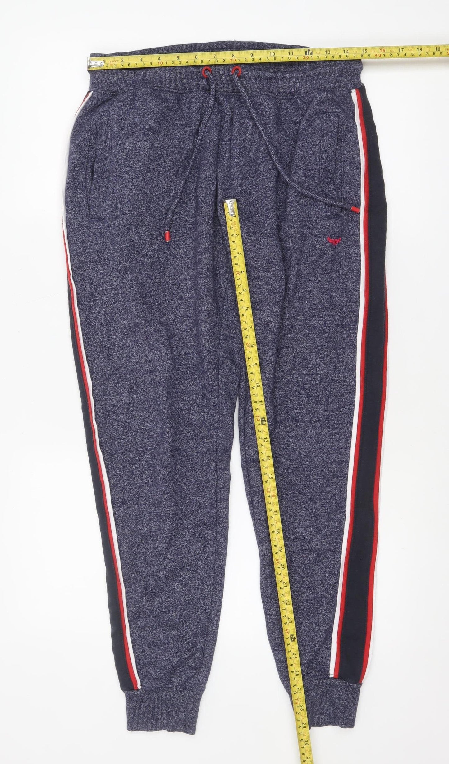 Threadbare Men's Blue Jogger Trousers Size M Elastic Waistband
