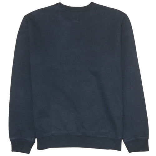 GAP Men's Black Crew Neck Logo Pullover Sweatshirt Size S