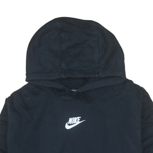 Nike Men’s Black L Pullover Hoodie Fleece Logo Sportswear