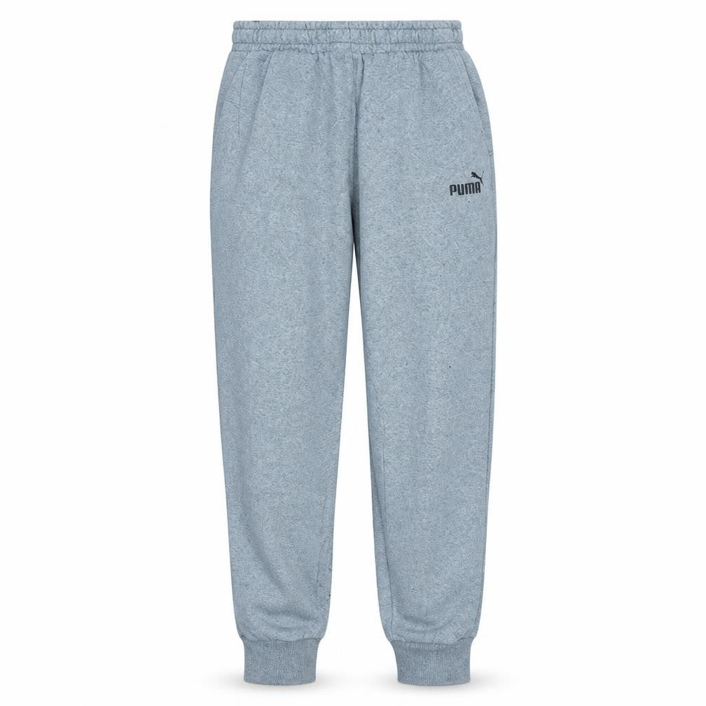 Puma Men's Grey Fleece Jogger Sweatpants Size M Regular Fit
