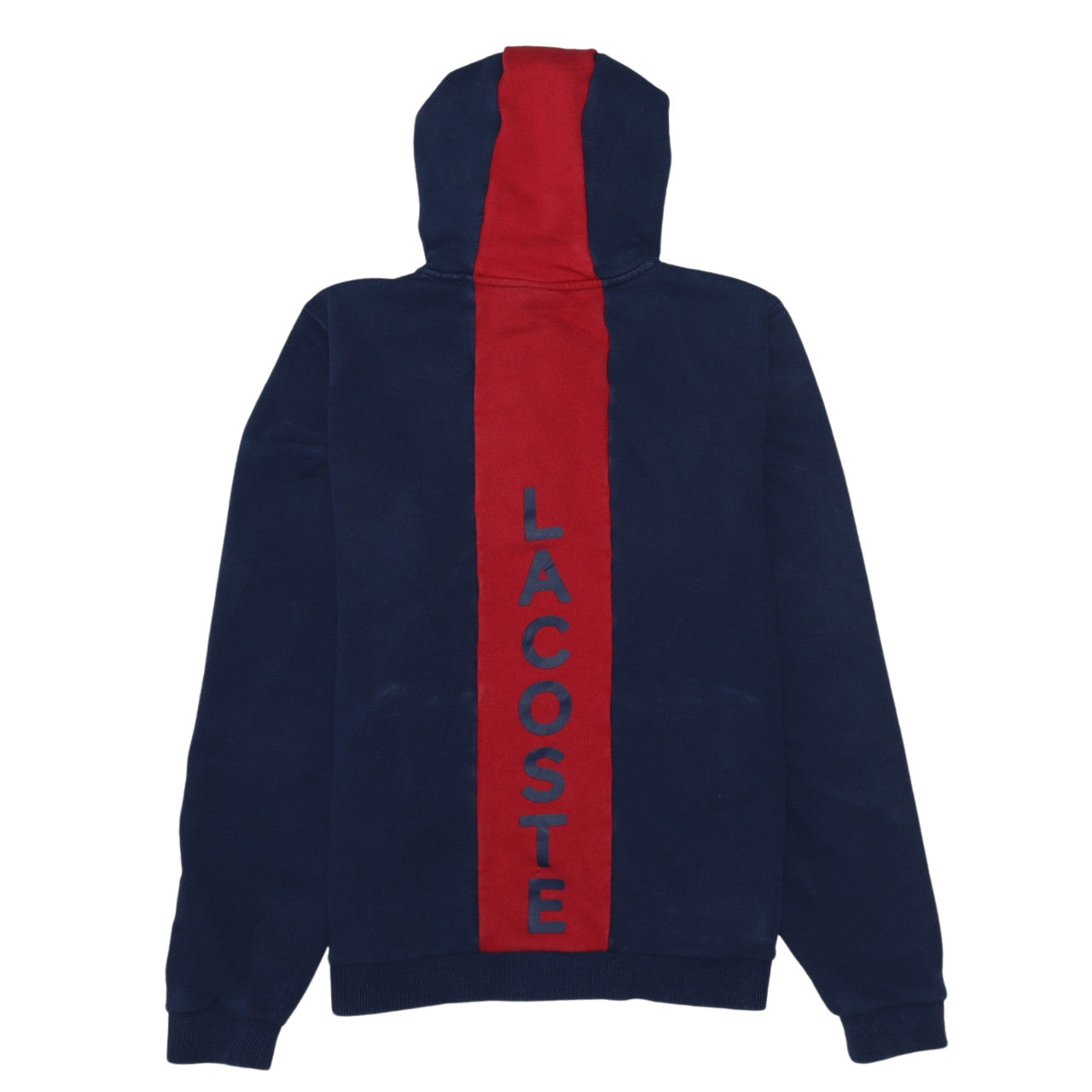 Lacoste Teens Blue Full Zip Hoodie Size 16 Cotton Blend