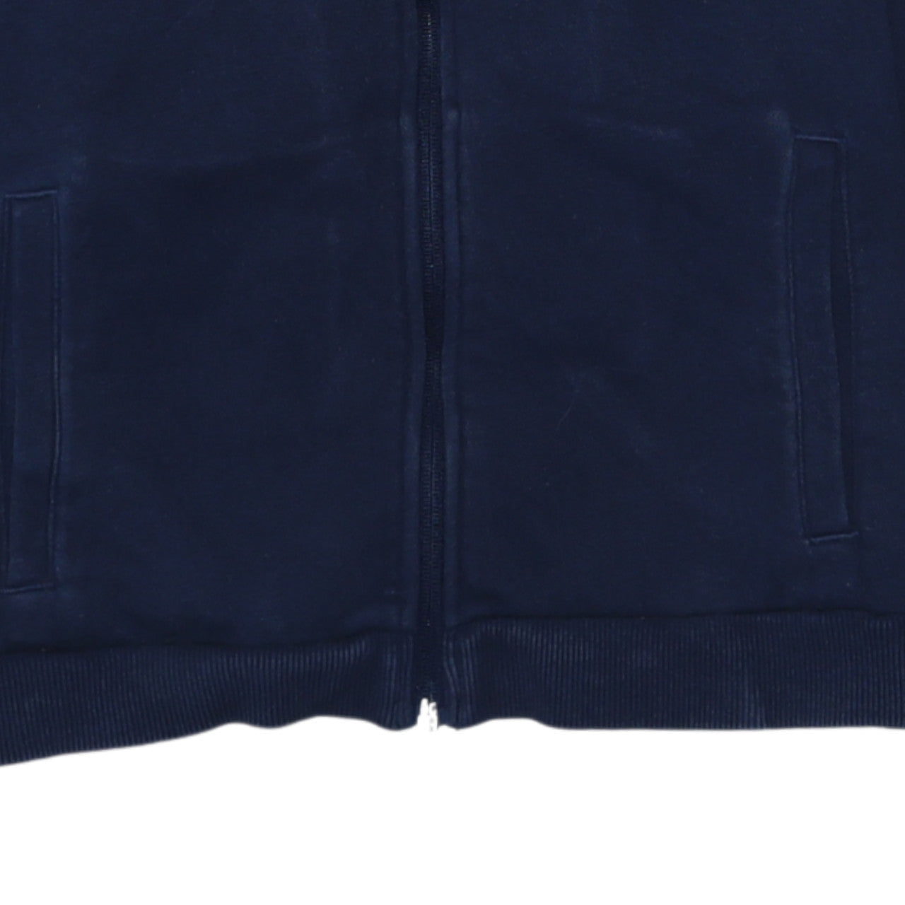 Lacoste Teens Blue Full Zip Hoodie Size 16 Cotton Blend