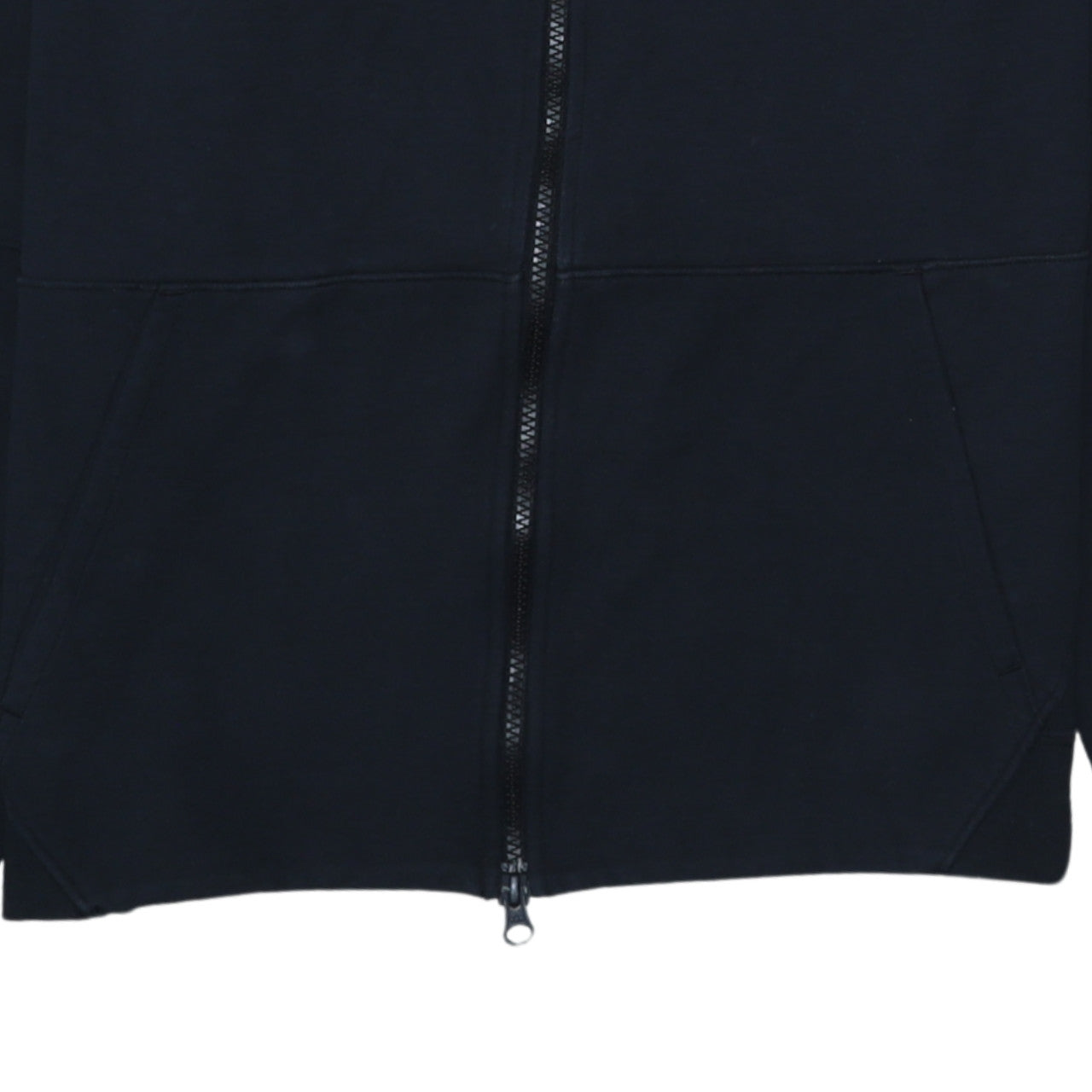 Nike Men's Black Full Zip Hoodie Size M Cotton Blend Sportswear