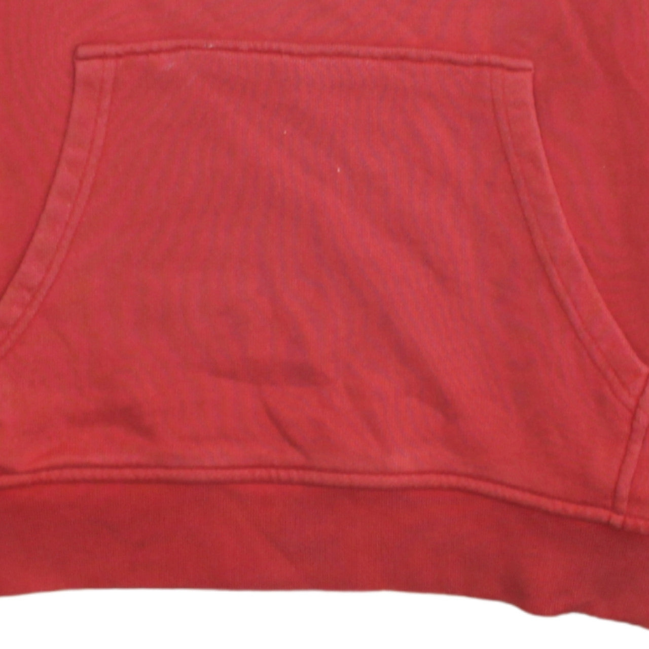 Adidas Womens Red Pullover Hoodie Size 12 Graphic Trefoil Logo