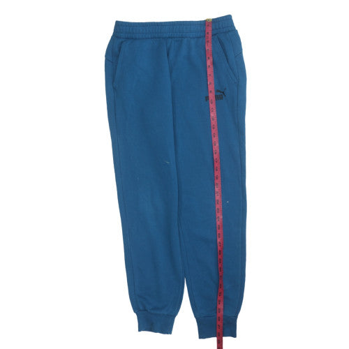 Puma Men's Blue Jogger Sweatpants M Fleece Lined Activewear