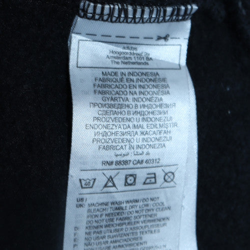 Adidas Men's Black Pullover Hoodie L Regular Fit Sports Fleece
