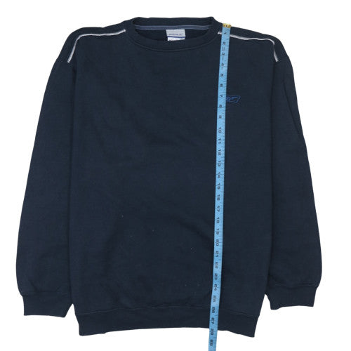 Reebok Men's Blue Crew Neck Pullover Sweatshirt Size L