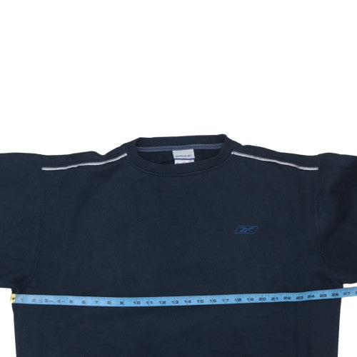 Reebok Men's Blue Crew Neck Pullover Sweatshirt Size L