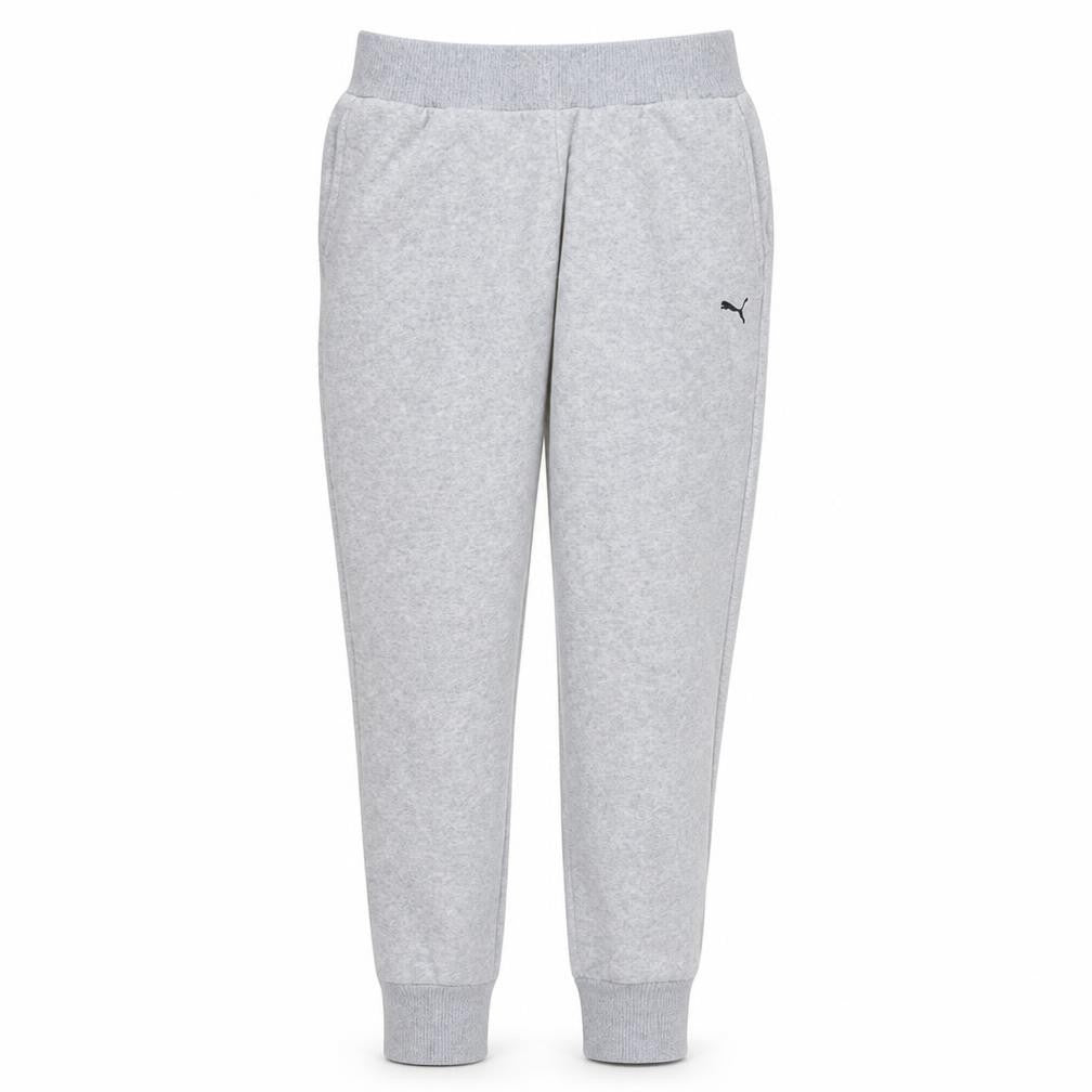 Puma Womens Grey Jogger Sweatpants Size 12 Comfortable Loungewear