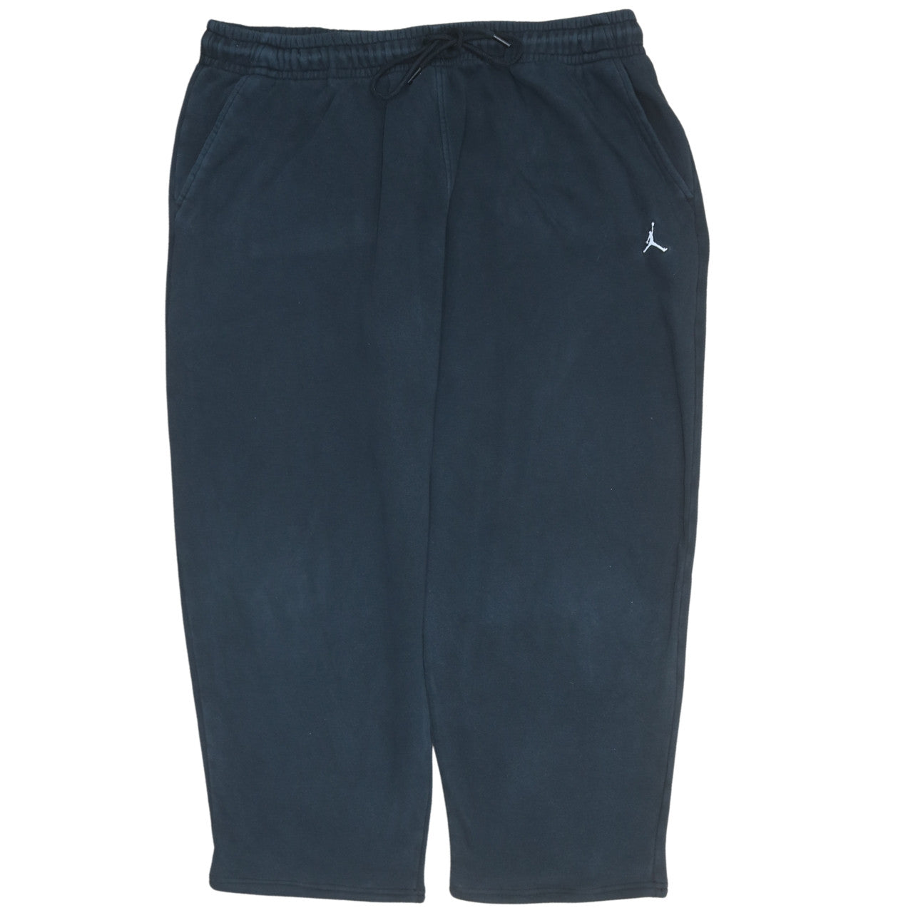 Jordan Men's Black 2XL Fleece Sweatpants with Drawstring Waist