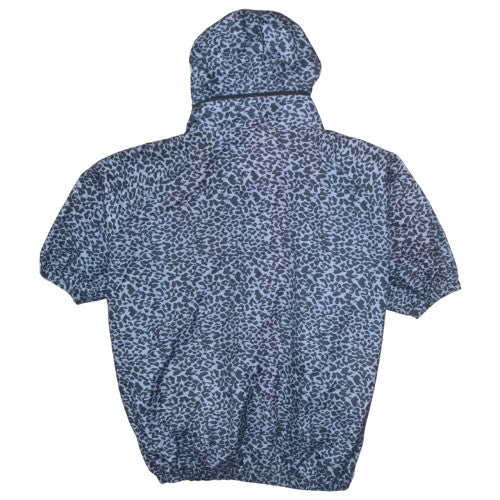 K-Way x Maje Women’s Blue Animal Print Hooded Windbreaker Jacket S