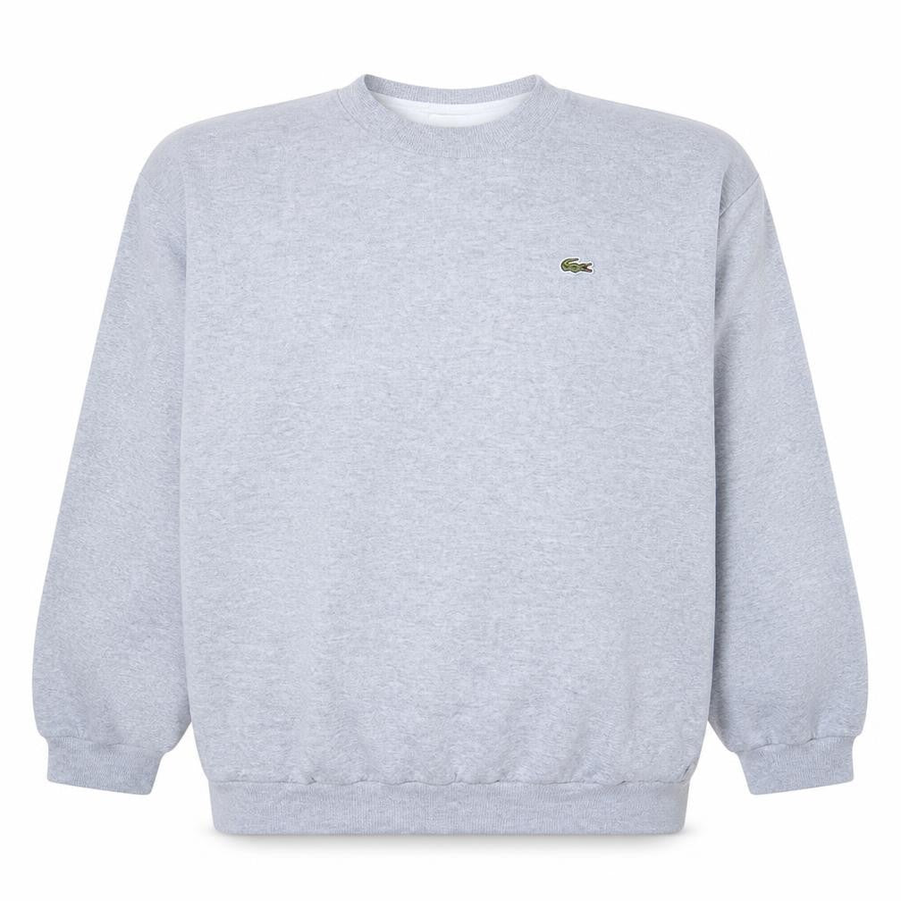 Lacoste Men's Grey XL Pullover Sweatshirt Classic Fleece Logo