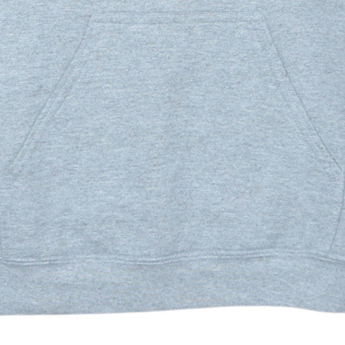 Gildan Men's Grey NASA Pullover Hoodie Small Graphic Fleece Jumper