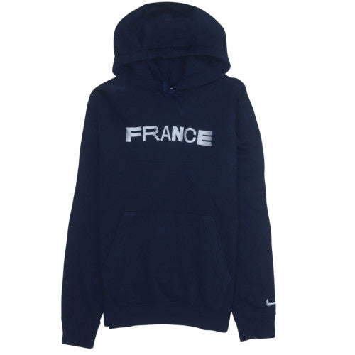 Nike Men's Blue France Pullover Hoodie M Sports Sweatshirt