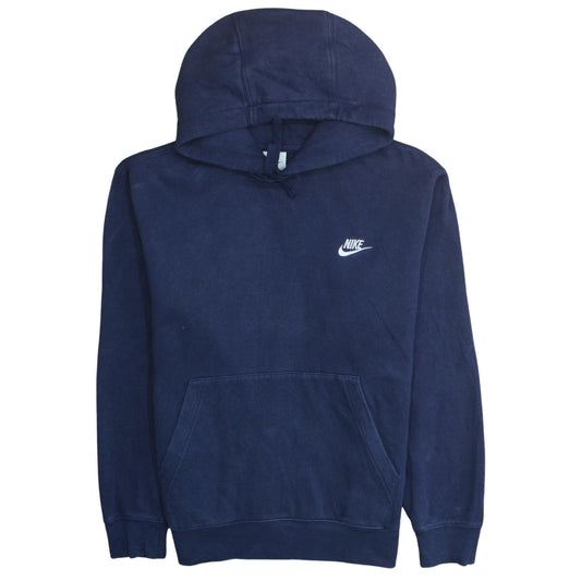 Nike Men's Blue Pullover Hoodie Size M Fleece Sportswear