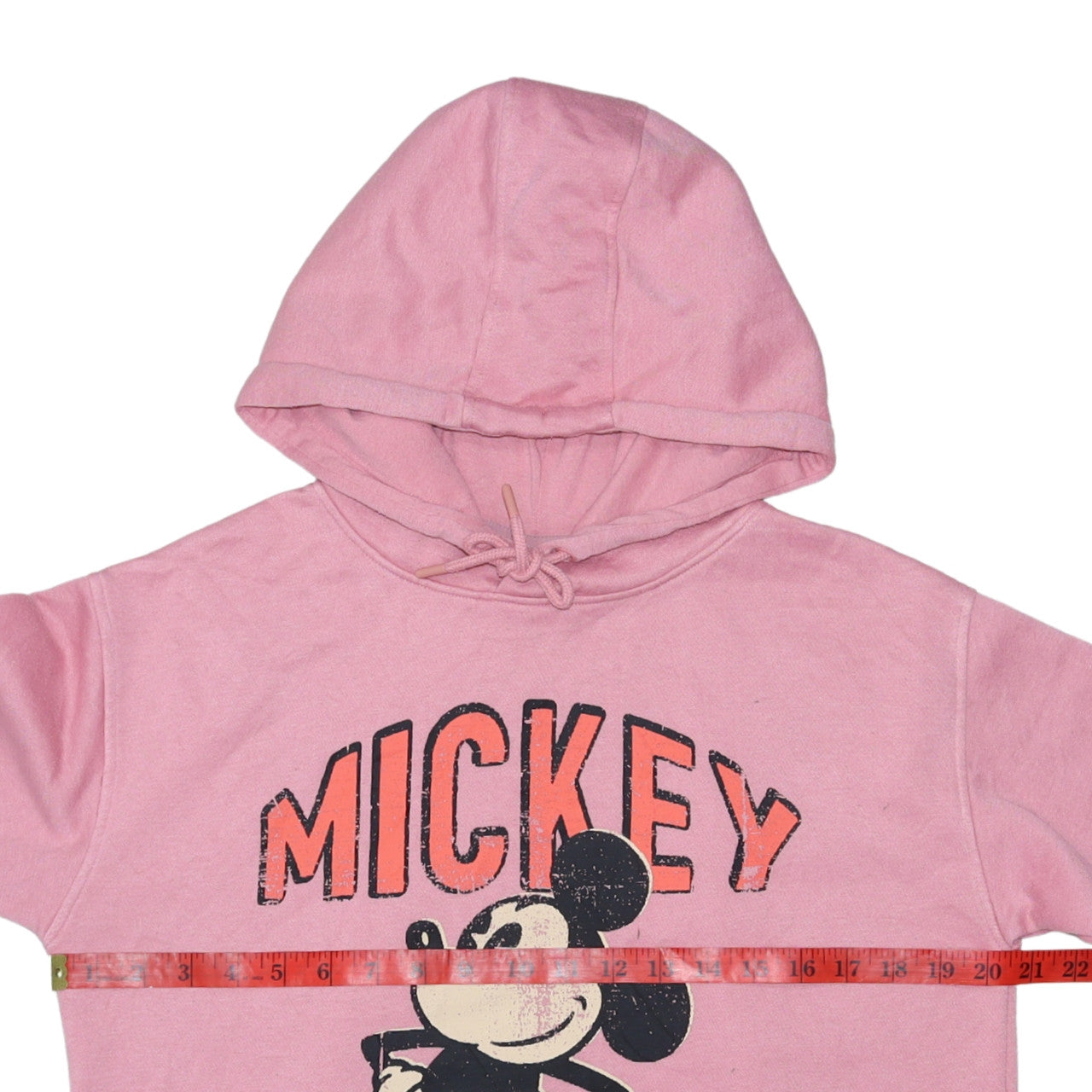 Primark Disney Women Pink XS Pullover Hoodie Mickey Graphic Print