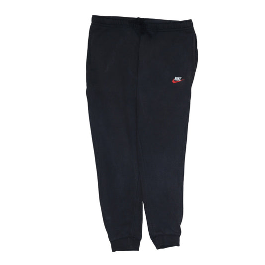 Nike Men's Black Jogger Sweatpants M Regular Fit Fleece Active Trousers