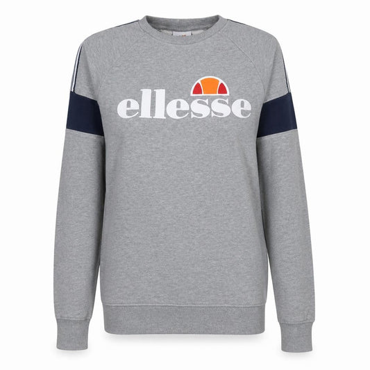 Ellesse Womens Grey Sweatshirt UK 4 Logo Pullover Classic Fit