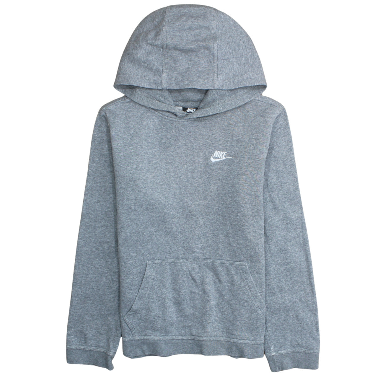 Nike Boys Grey XL Pullover Hoodie Fleece Lined Sweatshirt