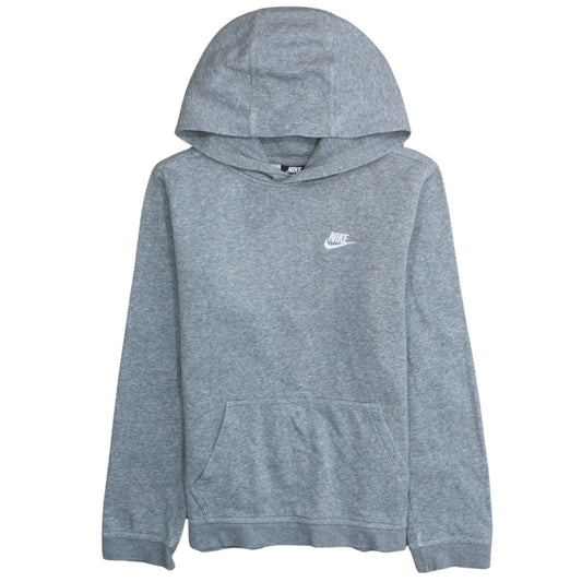 Nike Boys Grey XL Pullover Hoodie Fleece Lined Sweatshirt