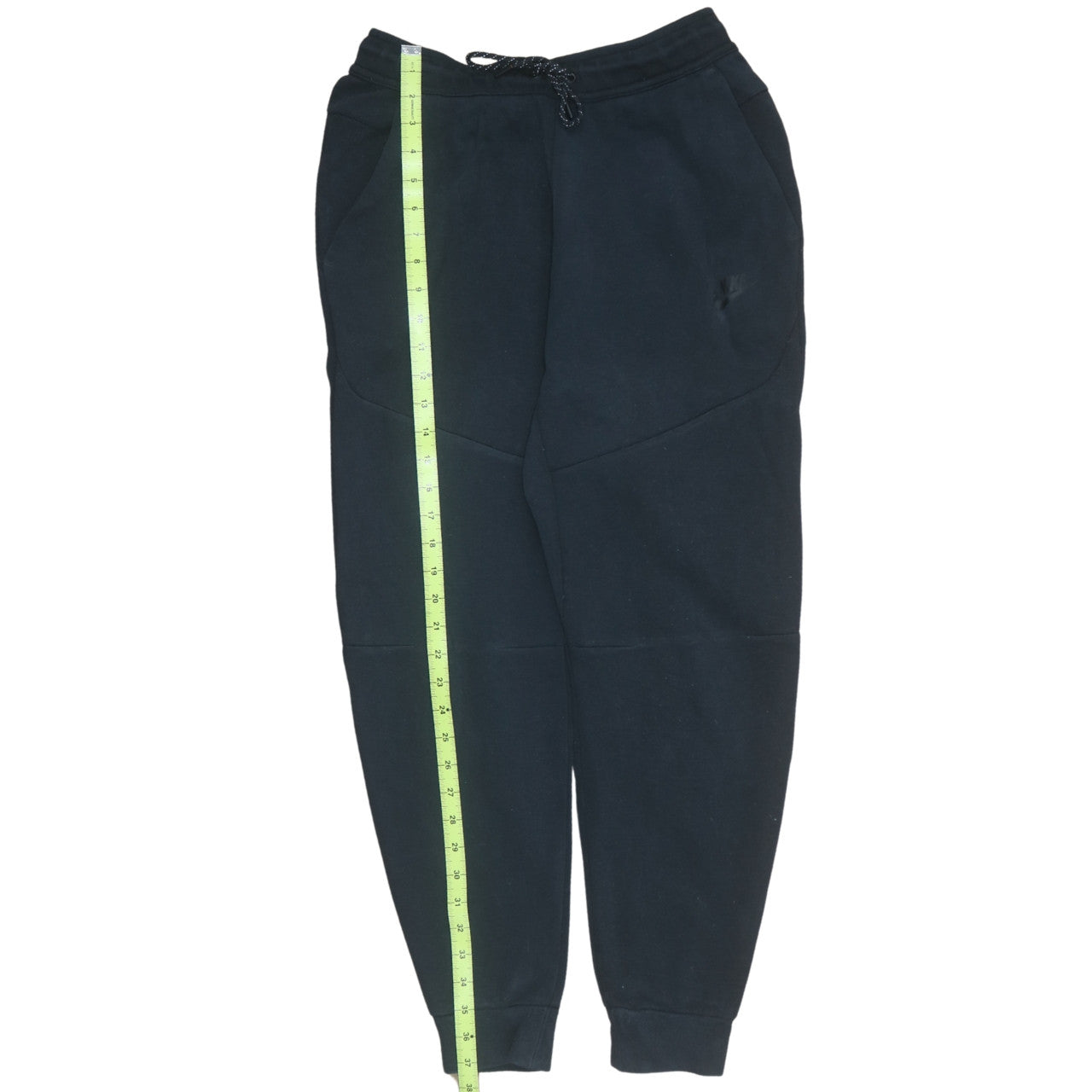 Nike Men's Black Small Jogger Sweatpants Fleece Drawstring Tapered Activewear