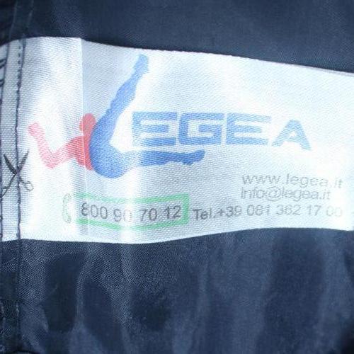 Legea Men's Blue M Windbreaker Hooded Full Zip Sports Jacket