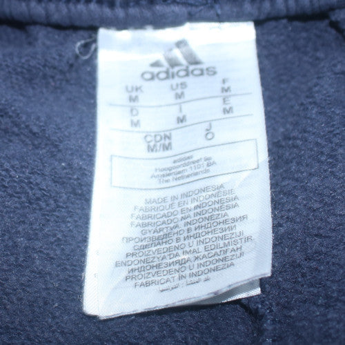 Adidas Men Black Track Pants M Regular Fit Elastic Waist Activewear