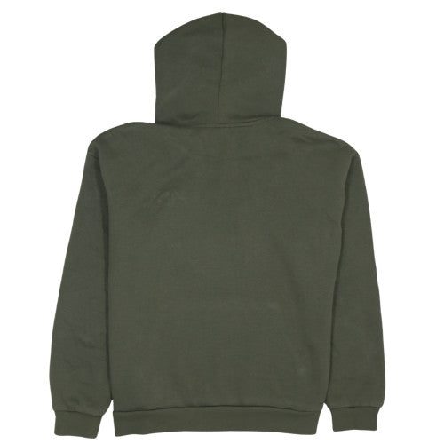 Fila Womens Khaki Green Pullover Hoodie M Embroidered Logo Casual