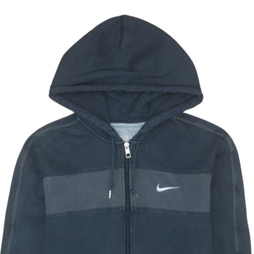 Nike Men's Blue Full Zip Hoodie Small Regular Fit Sportswear