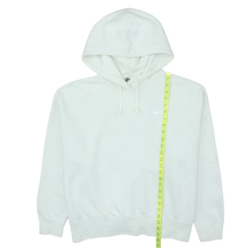 Nike Women’s White Pullover Hoodie XL Cotton Blend Casual
