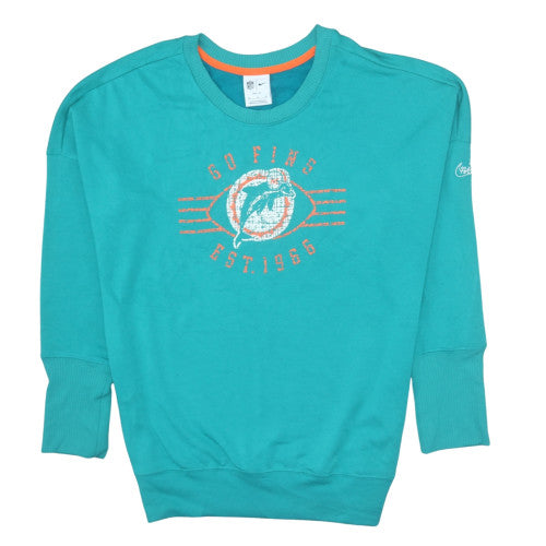 Nike Mens Blue Dri-Fit Pullover Sweatshirt M Sports Graphic