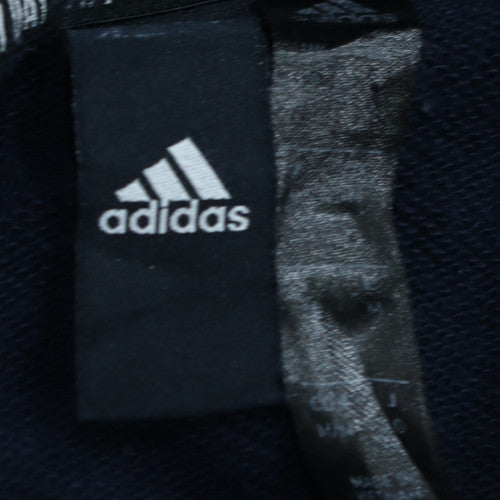adidas Men's Black Pullover Hoodie M Sports Fleece Sweatshirt