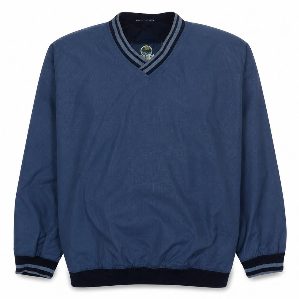 Woodlake Men's Blue V-Neck Pullover Sweatshirt Size L