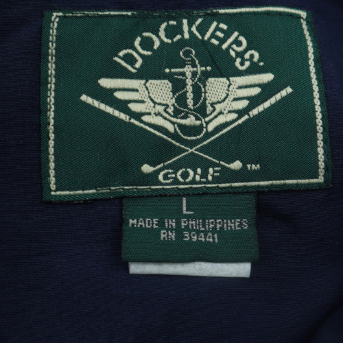 Dockers Golf Men’s Green Full Zip Nylon Sweatshirt L
