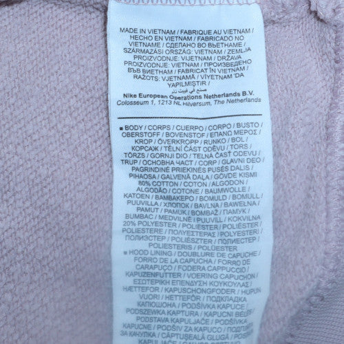 Nike Women’s Pink 2XL Pullover Hoodie Cotton Blend