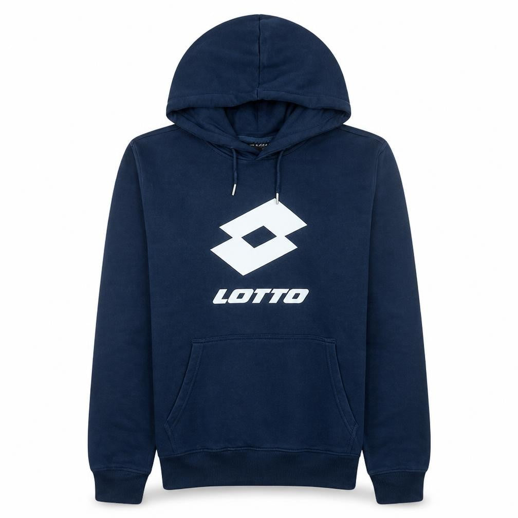 Lotto Men's Blue Pullover Hoodie Medium Fleece Sportswear