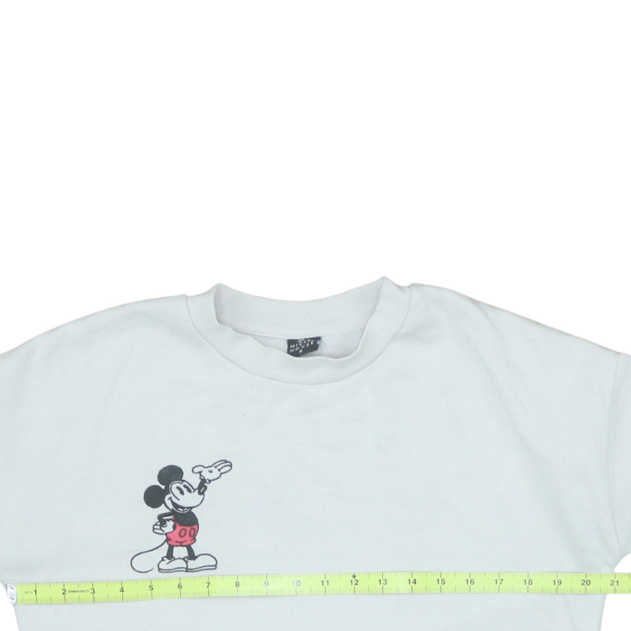 Pep&Co Disney Mickey Mouse White Sweatshirt Women S Crew Neck Pullover