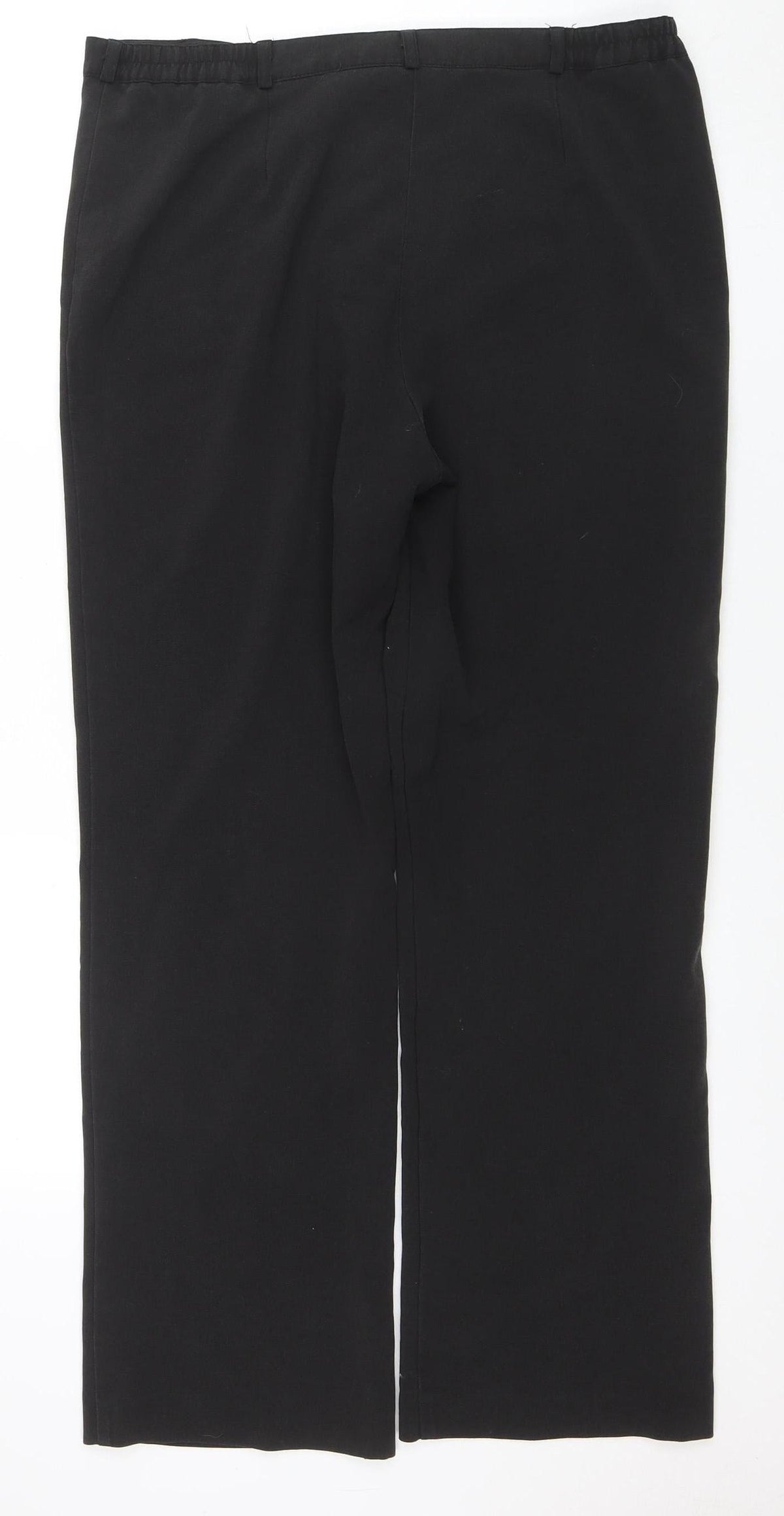 Debenhams Classics Womens Black Size 12 Straight Leg Trousers