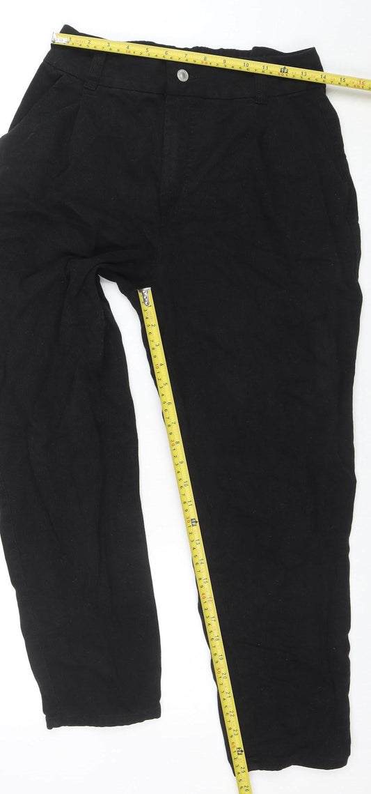 New Look Women’s Black High Rise Mom Jeans Size 8