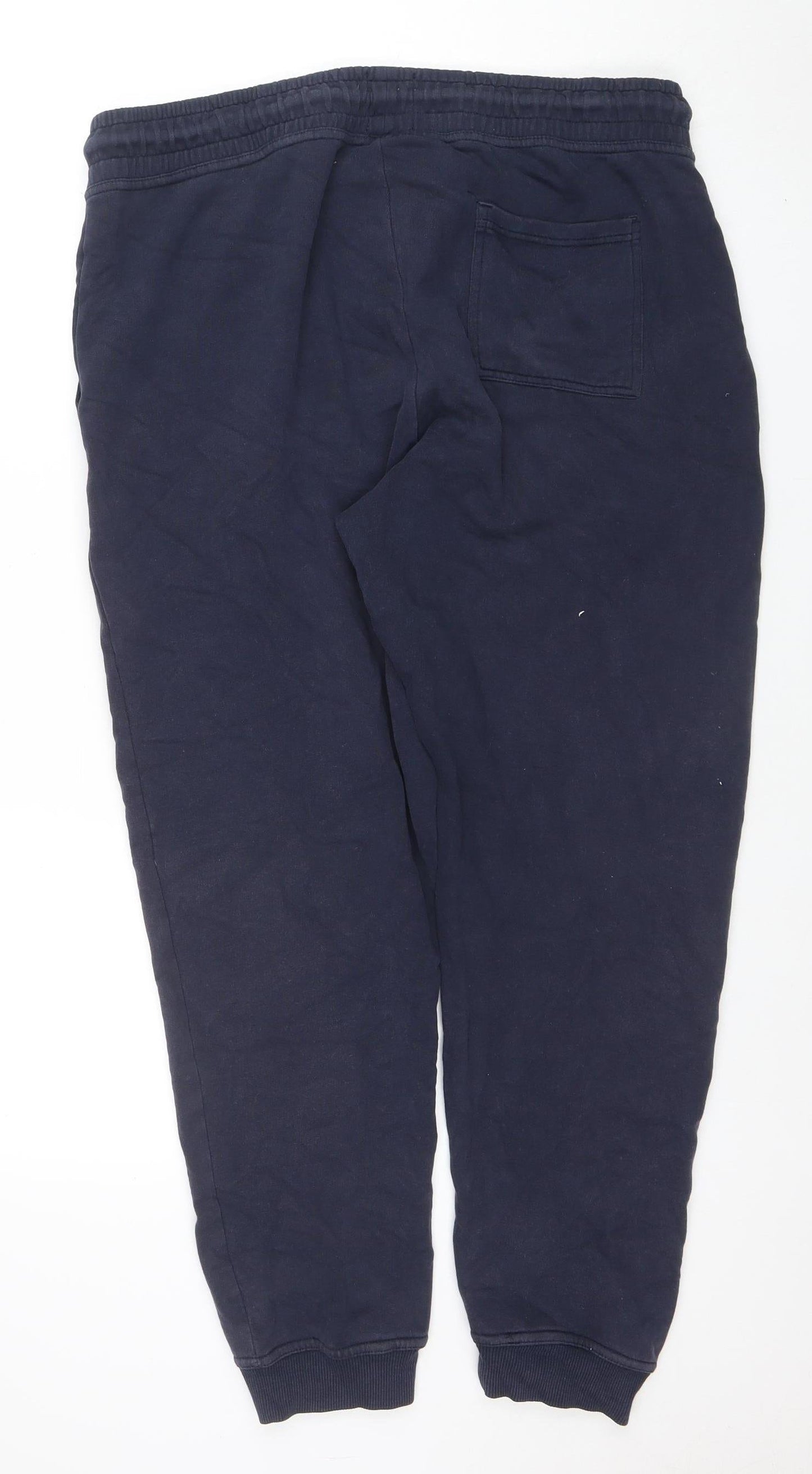 Burton Menswear London Men's Blue L Jogger Trousers Cotton Blend