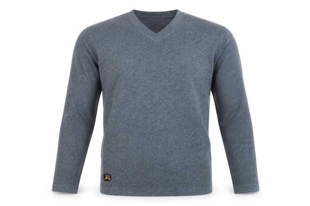 Gelert Men Blue XS V-Neck Pullover Fleece Sweatshirt